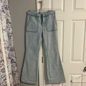 No Boundaries Light Blue Flare Jeans